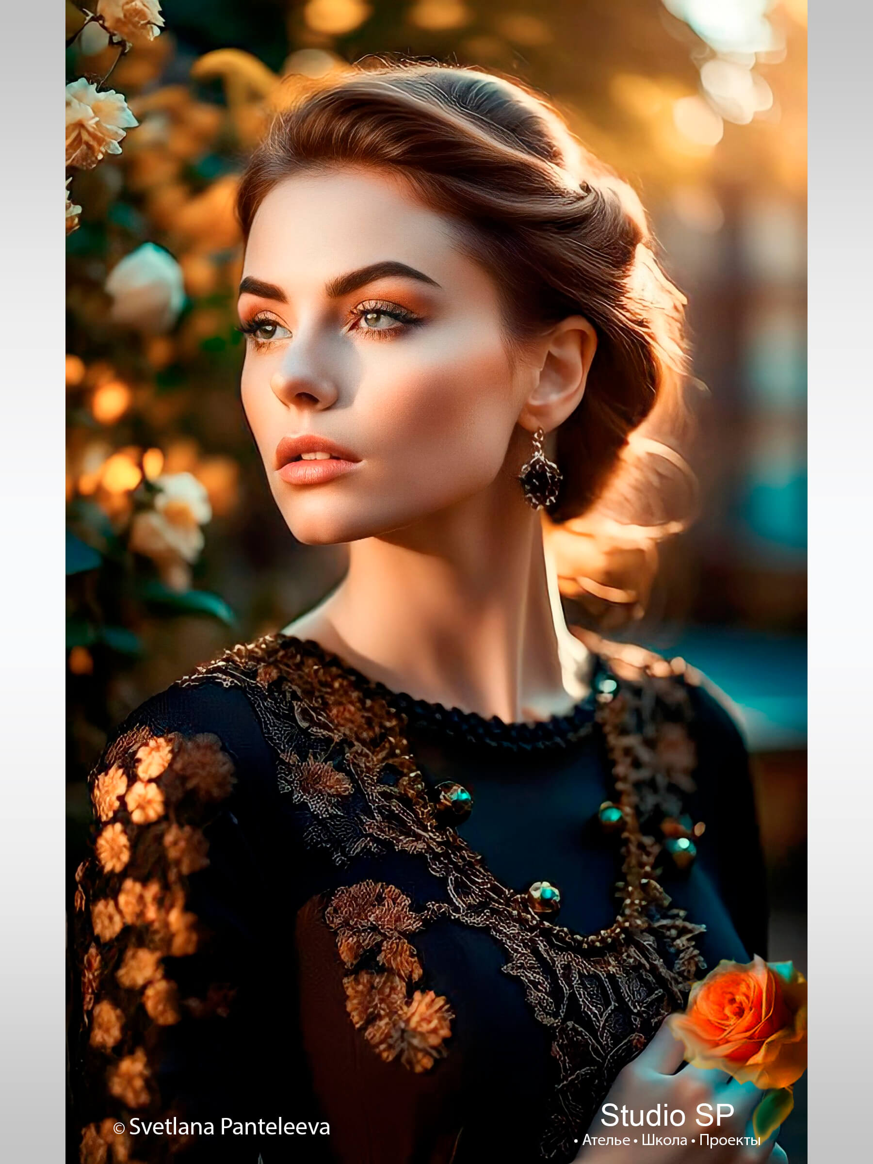 Цветочные мотивы - вышивка / Серия фото