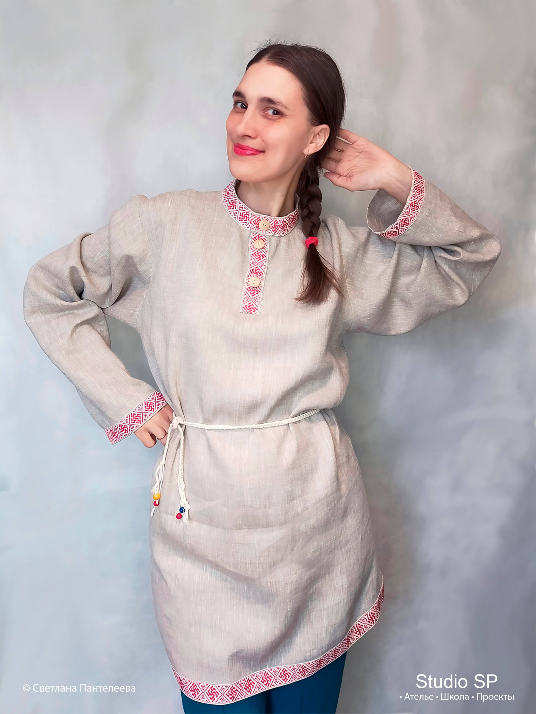 Стилизованная русская рубаха