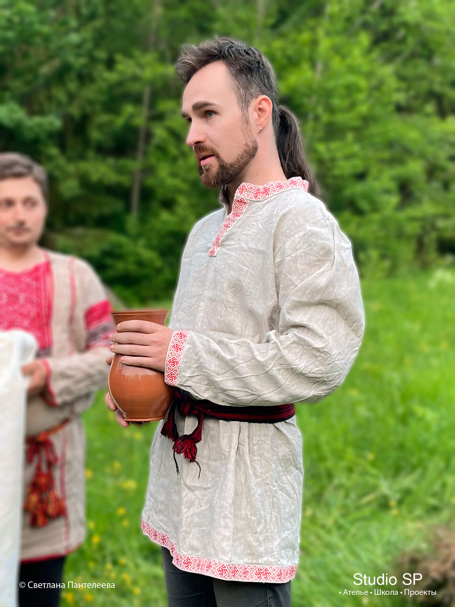 Русская рубаха для косплея